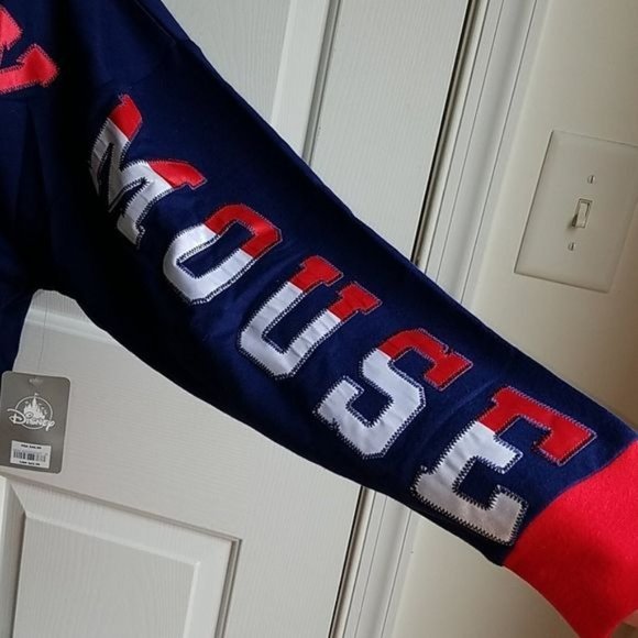 Disney Spirit Jersey Shirt Mickey Mouse Americana Patriotic Adult SMALL WOMEN'S - Picture 6 of 12